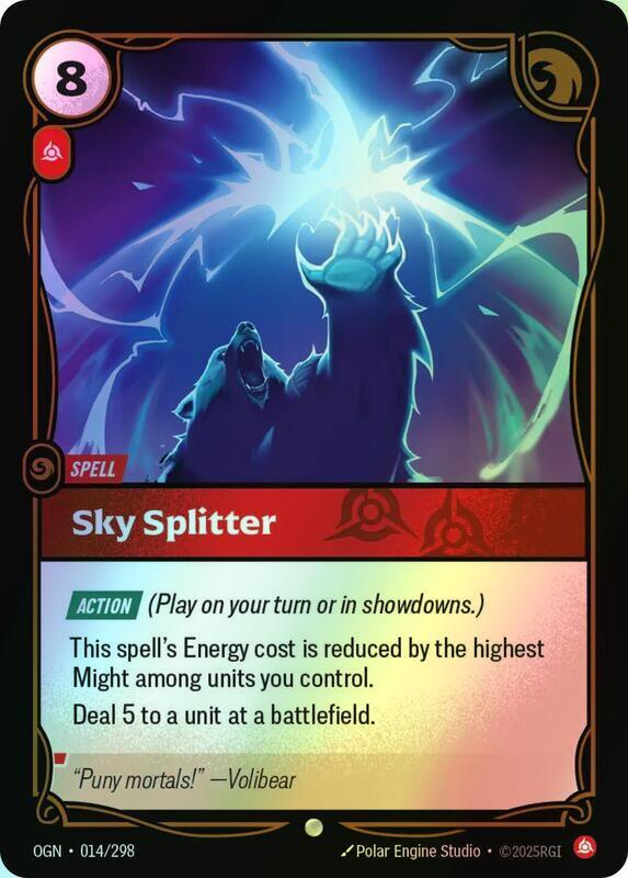 Sky Splitter (OGN) #014 [EN/F] s/o
