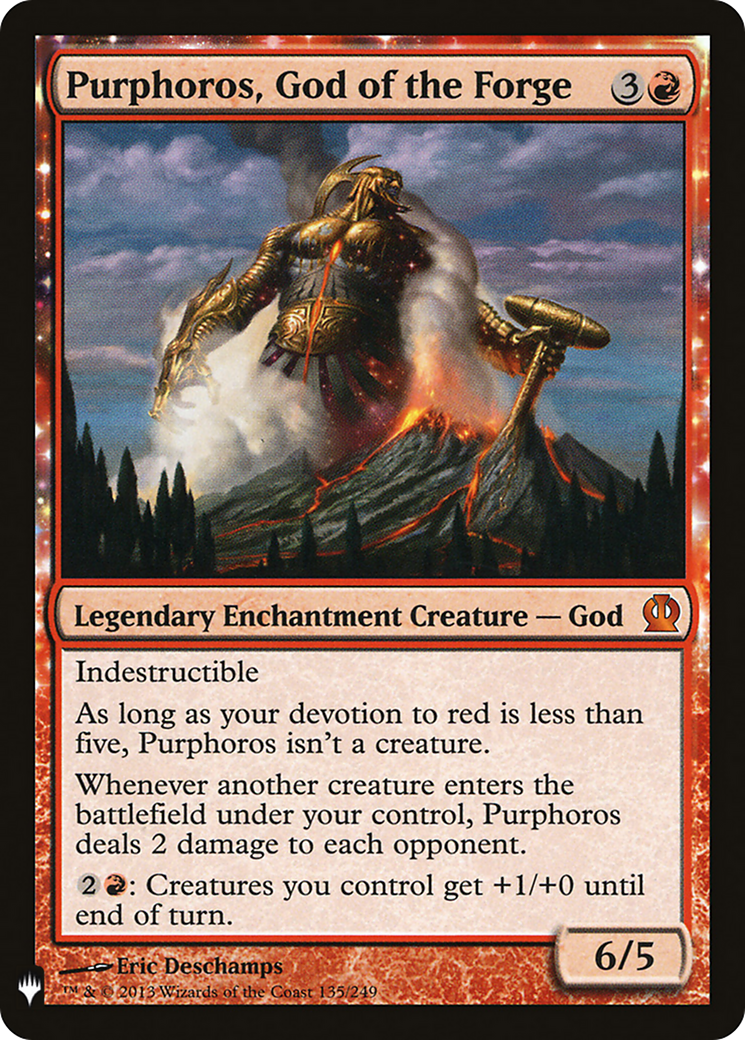 Purphoros, God of the Forge (PLST) #THS-135 [EN/N]