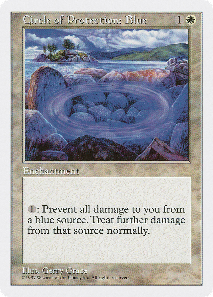 Circle of Protection: Blue (5ED) #18 [EN/N]