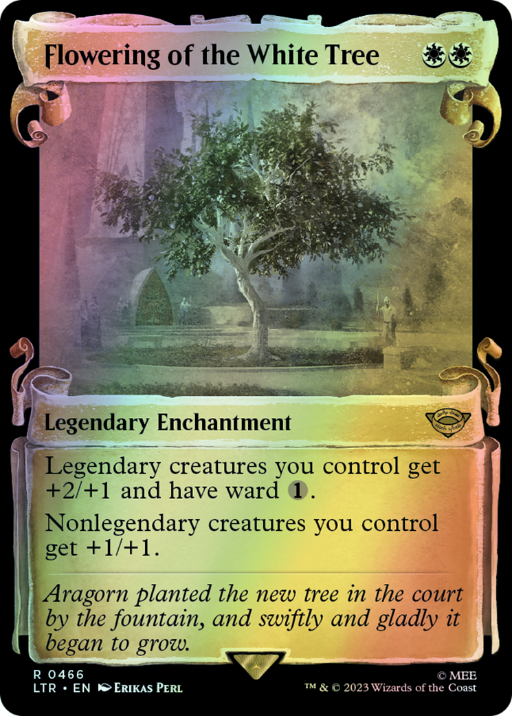 Flowering of the White Tree - Silver Foil (LTR) #466 [EN/F] s/o