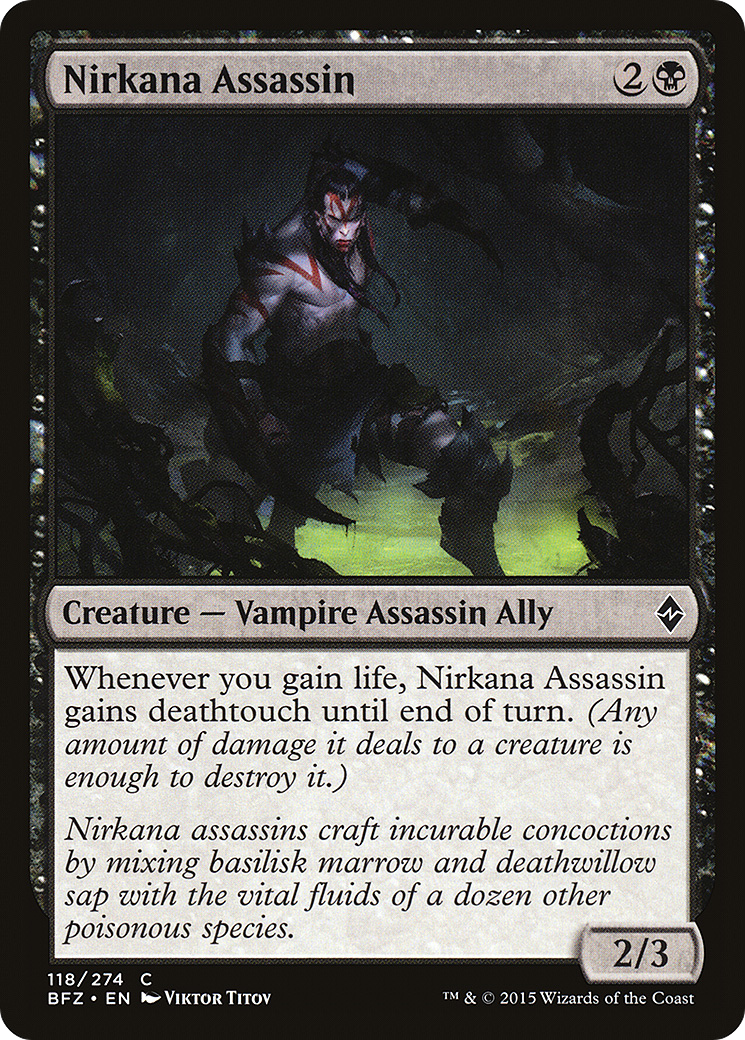 Nirkana Assassin (BFZ) #118 [EN/N]