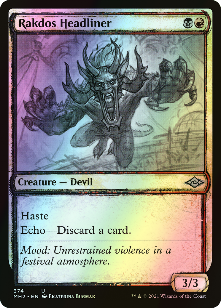 Rakdos Headliner (MH2) #374 [EN/F]