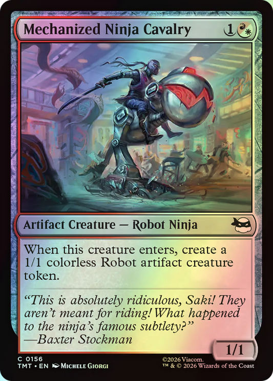 Mechanized Ninja Cavalry (TMT) #156 [EN/F]
