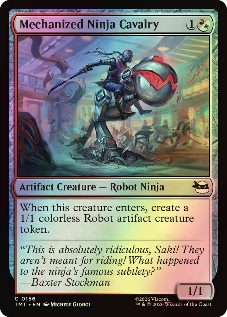 Mechanized Ninja Cavalry (TMT) #156 [EN/F]