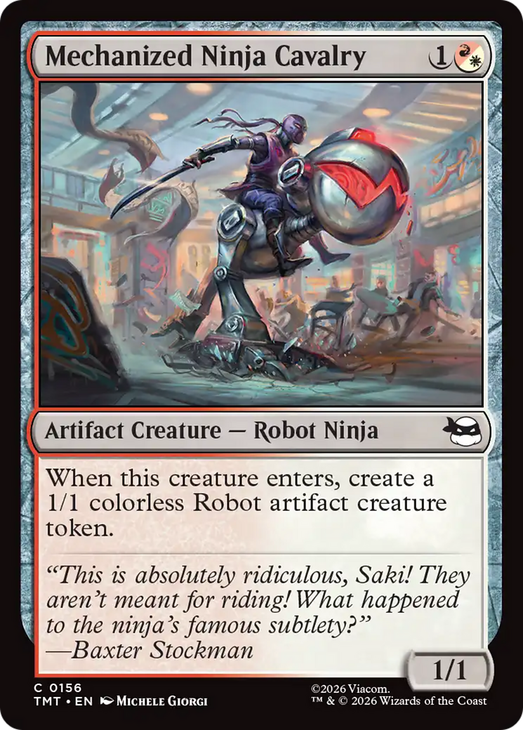 Mechanized Ninja Cavalry (TMT) #156 [EN/N]