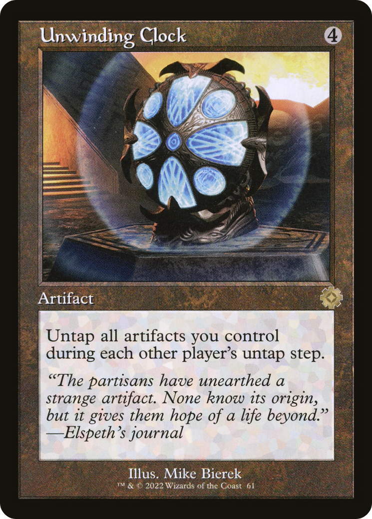 Unwinding Clock (BRR) #61 [EN/N]