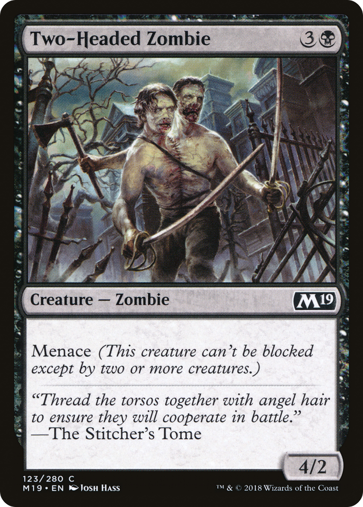 Two-Headed Zombie (M19) #123 [EN/N]