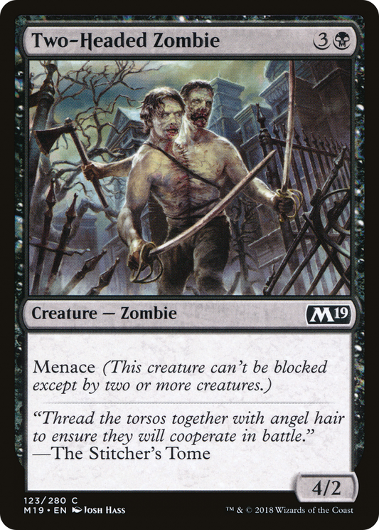 Two-Headed Zombie (M19) #123 [EN/N]