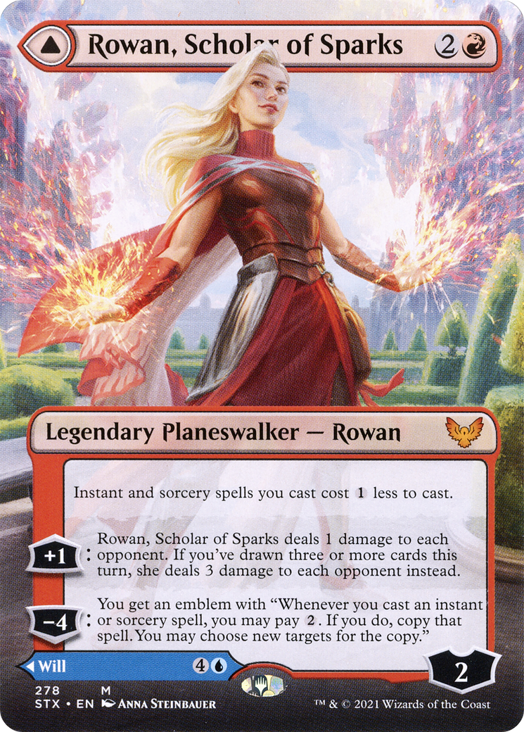 Rowan, Scholar of Sparks // Will, Scholar of Frost (STX) #278 [EN/N] s/o
