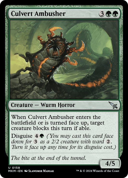 Culvert Ambusher (MKM) #158 [EN/N]