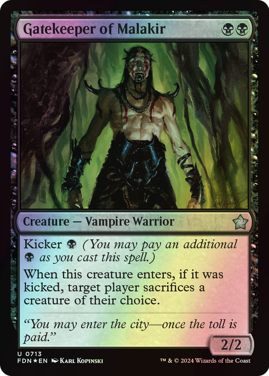 Gatekeeper of Malakir (FDN) #713 [EN/F]