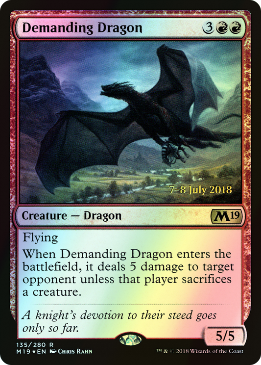 Demanding Dragon (PM19) #135s [EN/F] s/o