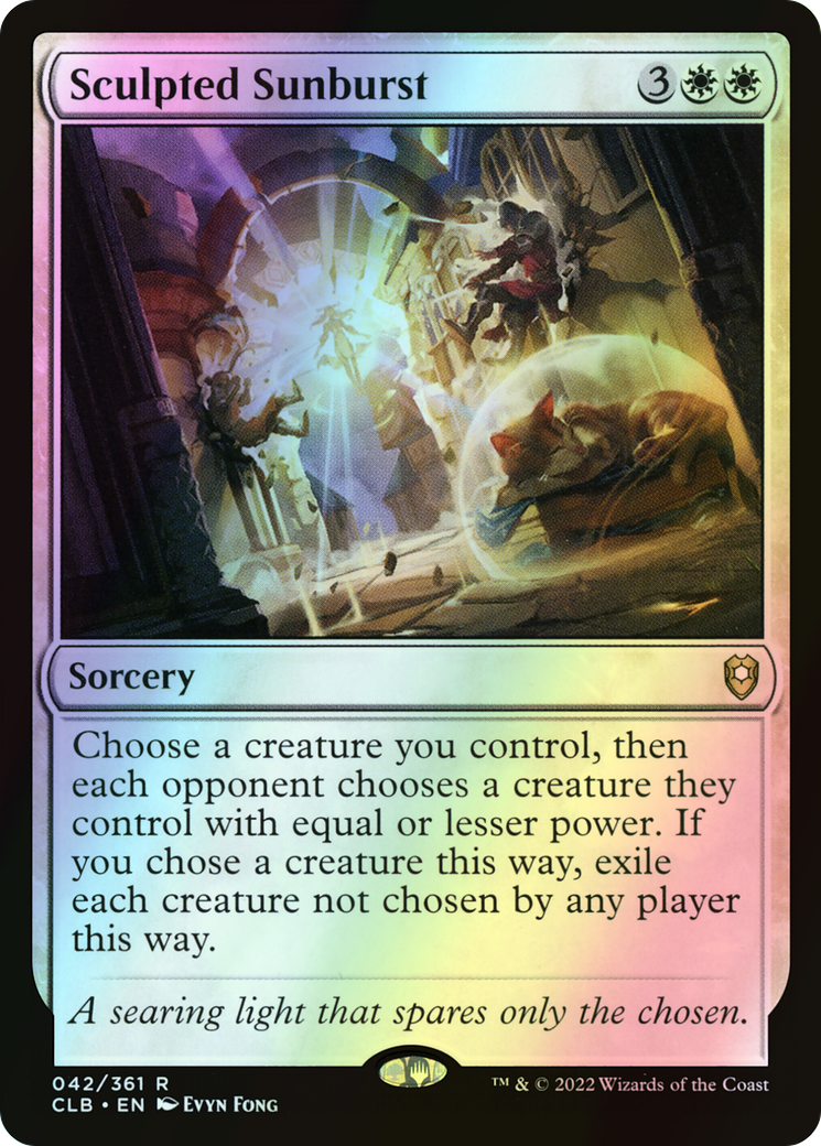 Sculpted Sunburst (CLB) #42 [EN/F]