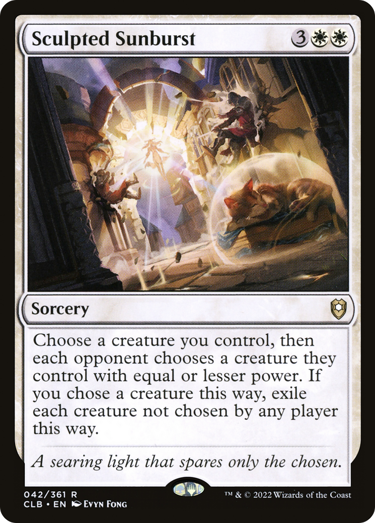 Sculpted Sunburst (CLB) #42 [EN/N] s/o