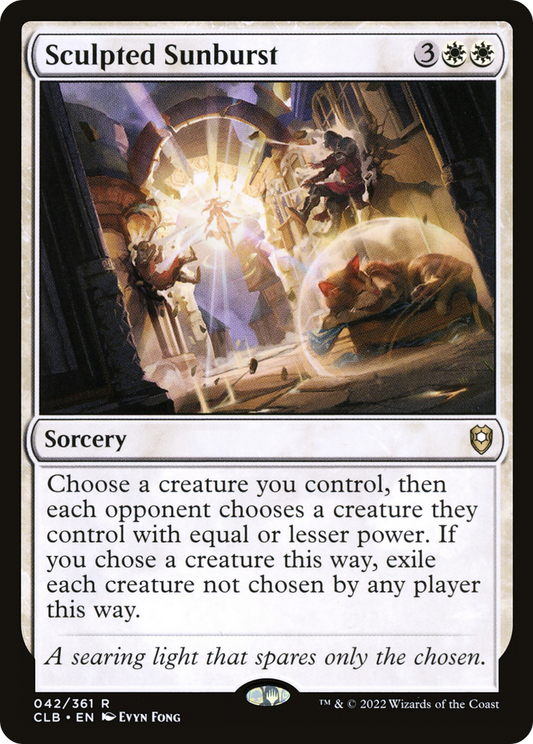 Sculpted Sunburst (CLB) #42 [EN/N] s/o