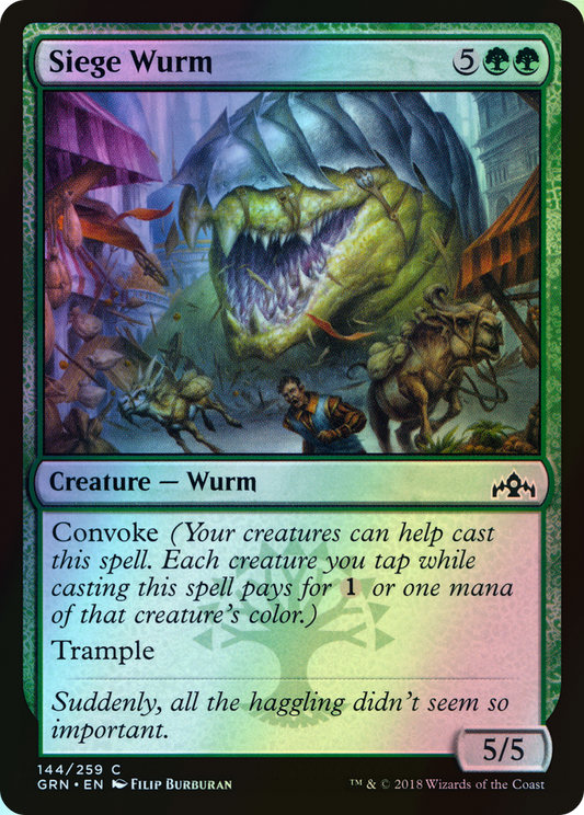Siege Wurm (GRN) #144 [EN/F]