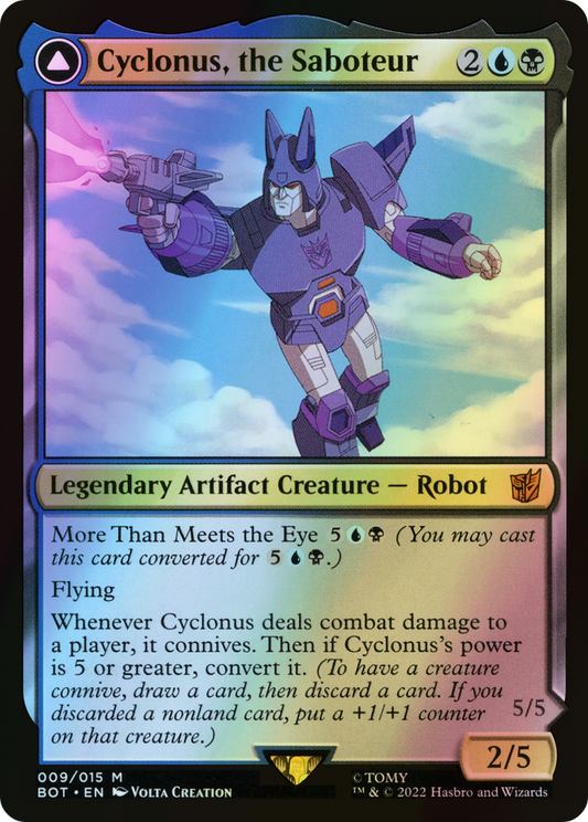 Cyclonus, the Saboteur // Cyclonus, Cybertronian Fighter (BOT) #9 [EN/F]