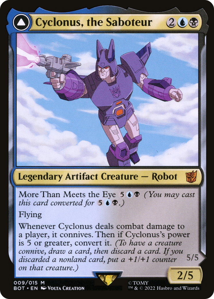Cyclonus, the Saboteur // Cyclonus, Cybertronian Fighter (BOT) #9 [EN/N]