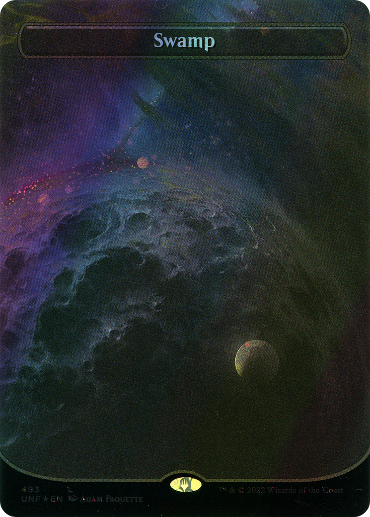 Swamp - Galaxy Foil (UNF) #493 [EN/F] s/o