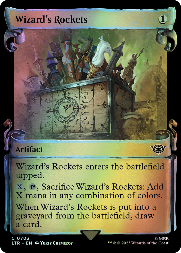Wizard's Rockets - Silver Foil (LTR) #703 [EN/F] s/o
