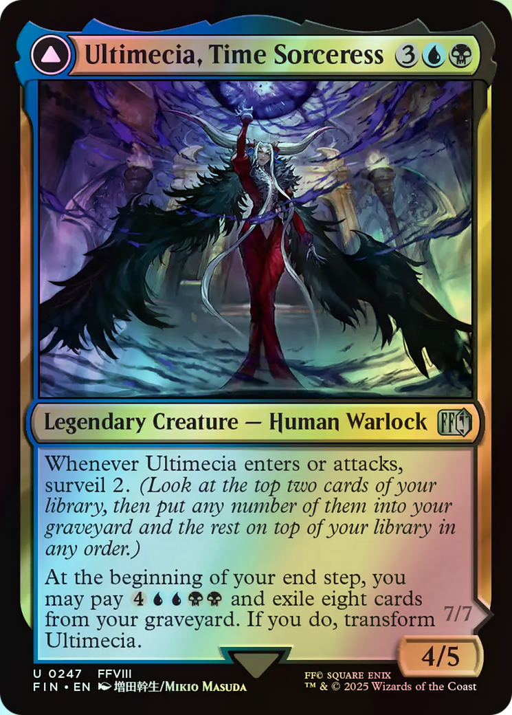 Ultimecia, Time Sorceress // Ultimecia, Omnipotent (FIN) #247 [EN/F] s/o