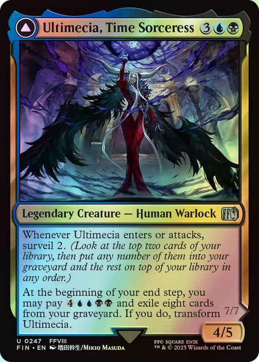 Ultimecia, Time Sorceress // Ultimecia, Omnipotent (FIN) #247 [EN/F] s/o