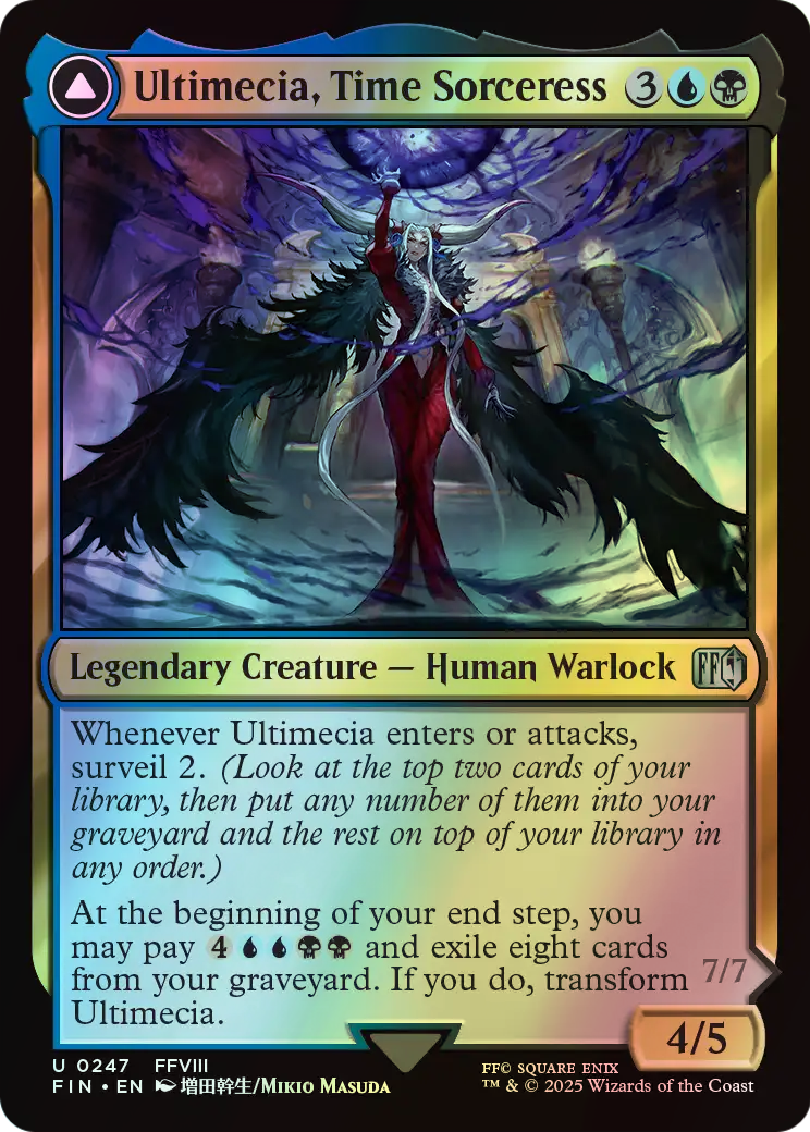 Ultimecia, Time Sorceress // Ultimecia, Omnipotent (FIN) #247 [EN/F] s/o