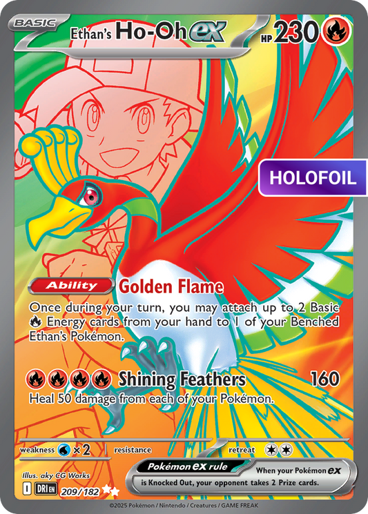 Ethan's Ho-Oh ex (DRI) #209 [EN/H] s/o