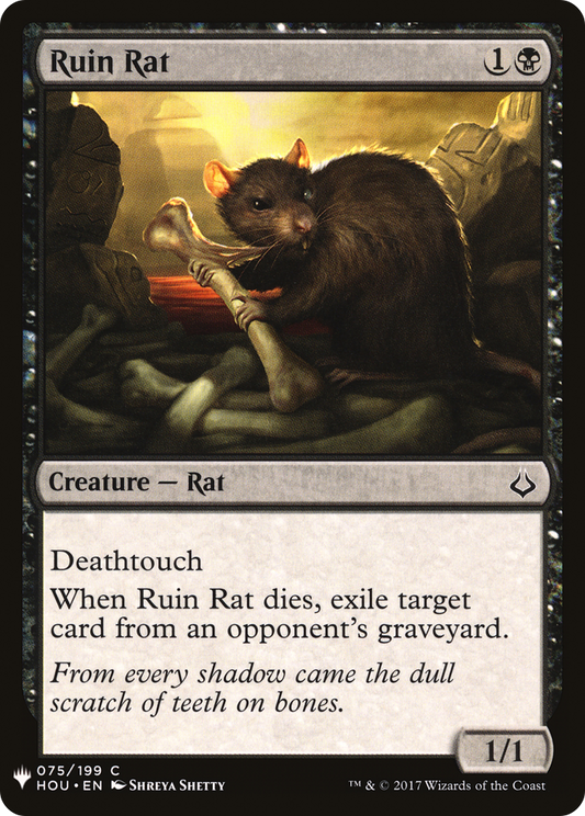 Ruin Rat (PLST) #HOU-75 [EN/N]