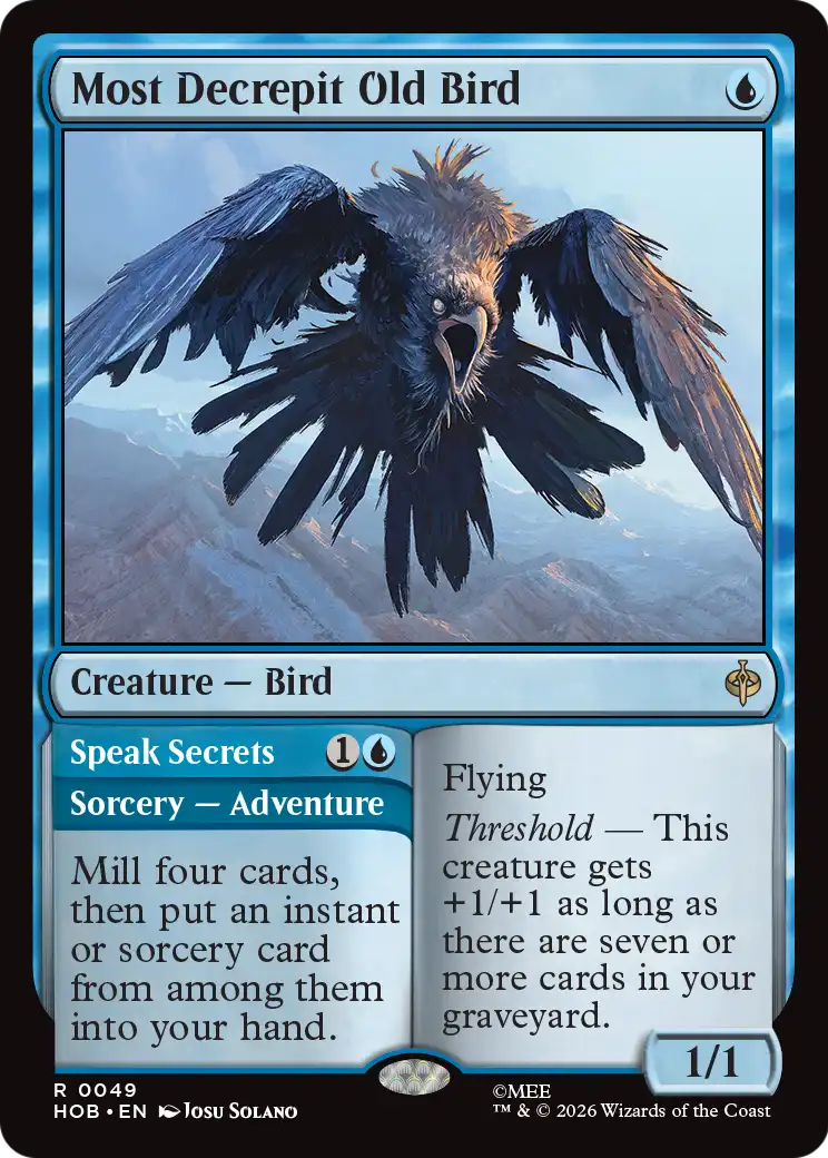 Most Decrepit Old Bird // Speak Secrets (HOB) #49 [EN/N]