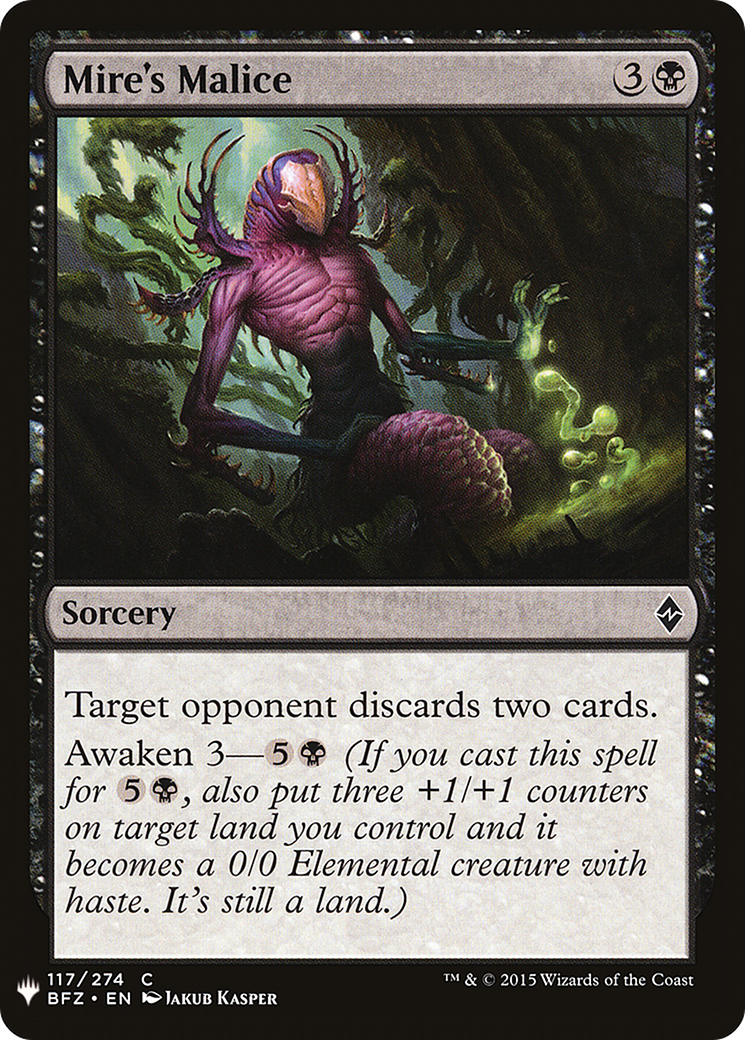 Mire's Malice (PLST) #BFZ-117 [EN/N]