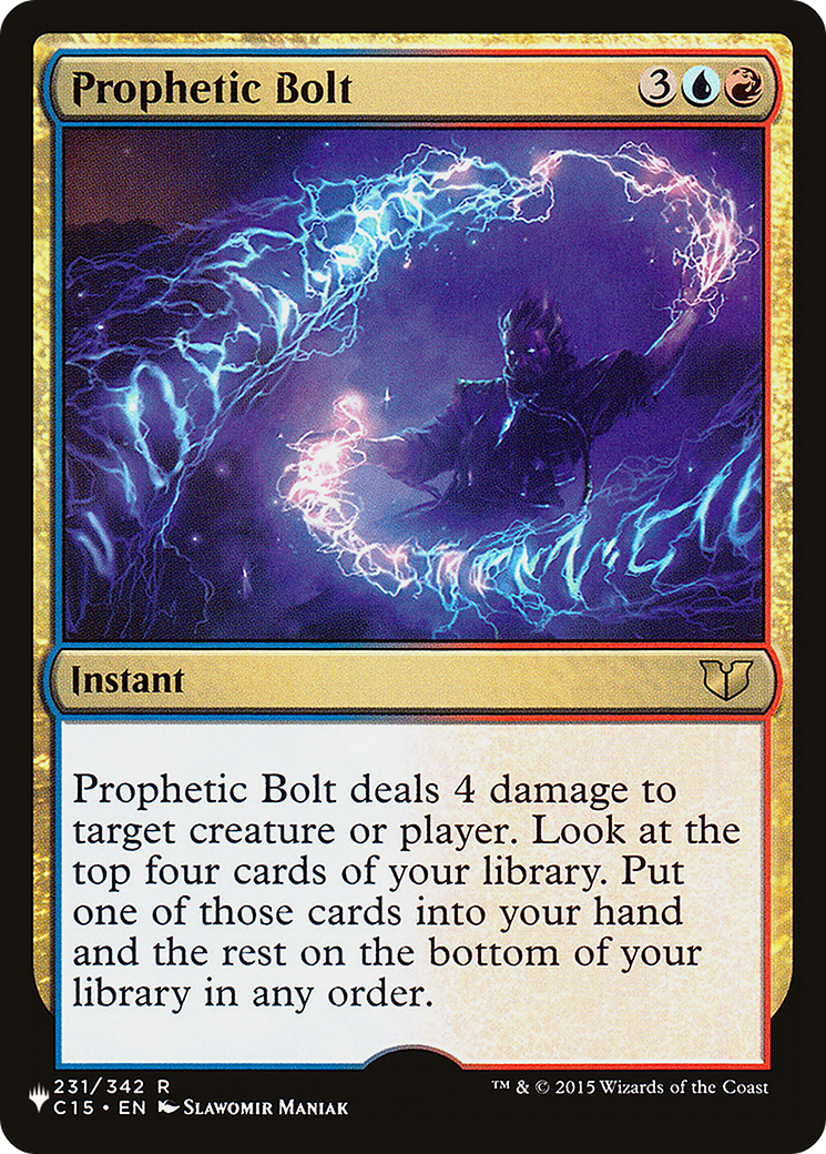 Prophetic Bolt (PLST) #C15-231 [EN/N]