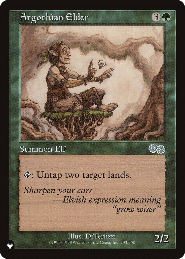 Argothian Elder (PLST) #USG-233 [EN/N]