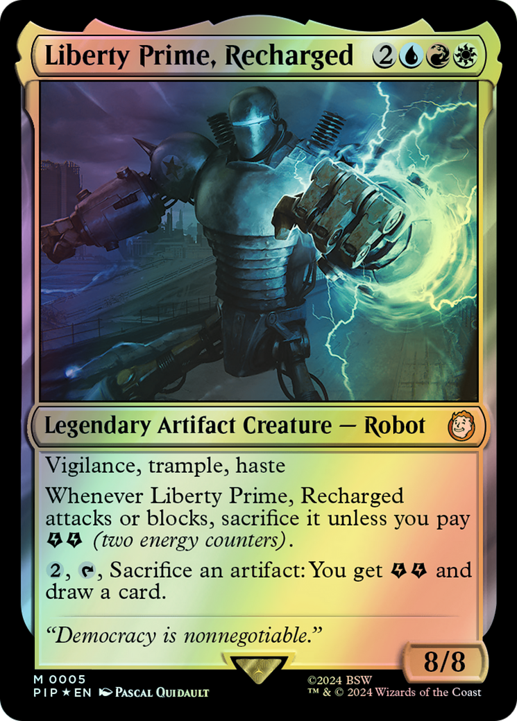 Liberty Prime, Recharged (PIP) #5 [EN/F]