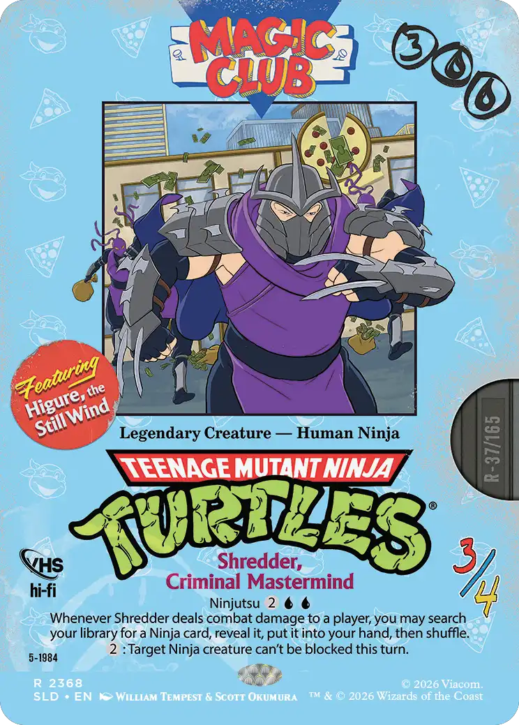 [PRE-ORDER] Secret Lair x Teenage Mutant Ninja Turtles: VHS Villains
