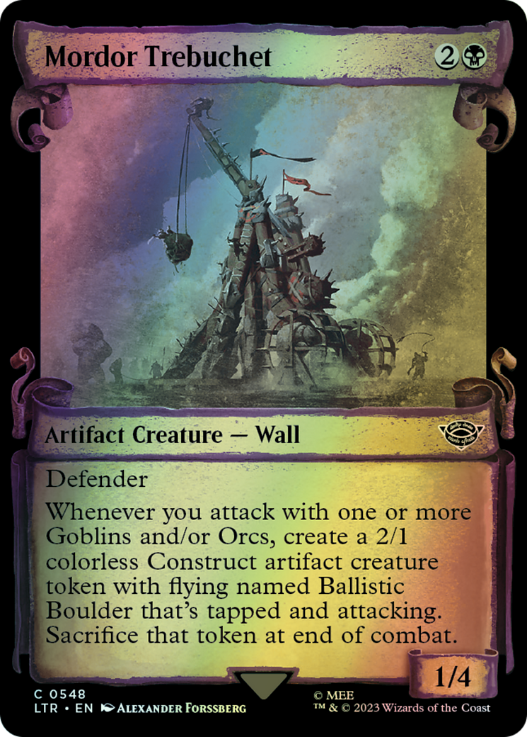 Mordor Trebuchet - Silver Foil (LTR) #548 [EN/F] s/o