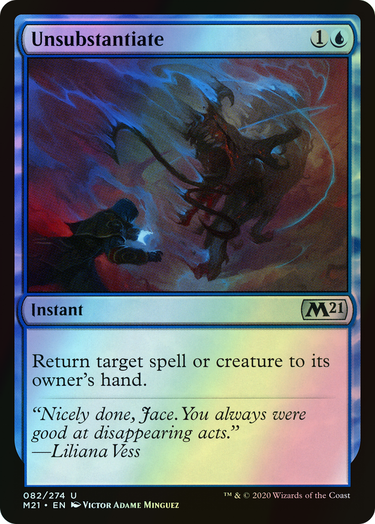 Unsubstantiate (M21) #82 [EN/F] s/o