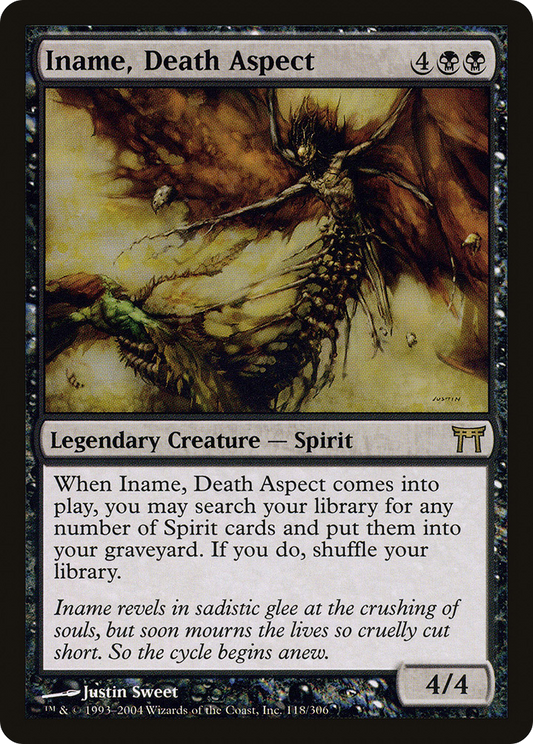 Iname, Death Aspect (CHK) #118 [EN/N] s/o