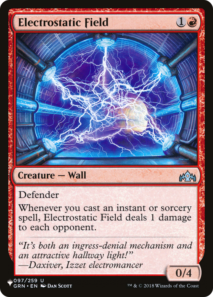 Electrostatic Field (PLST) #GRN-97 [EN/N] s/o