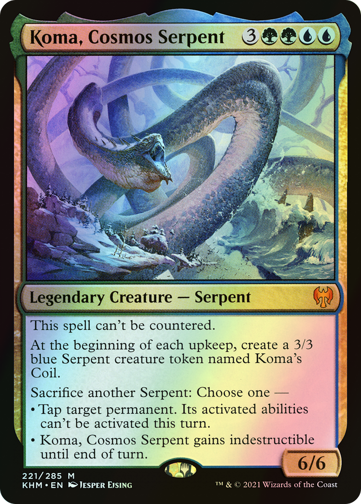 Koma, Cosmos Serpent (KHM) #221 [EN/F] s/o