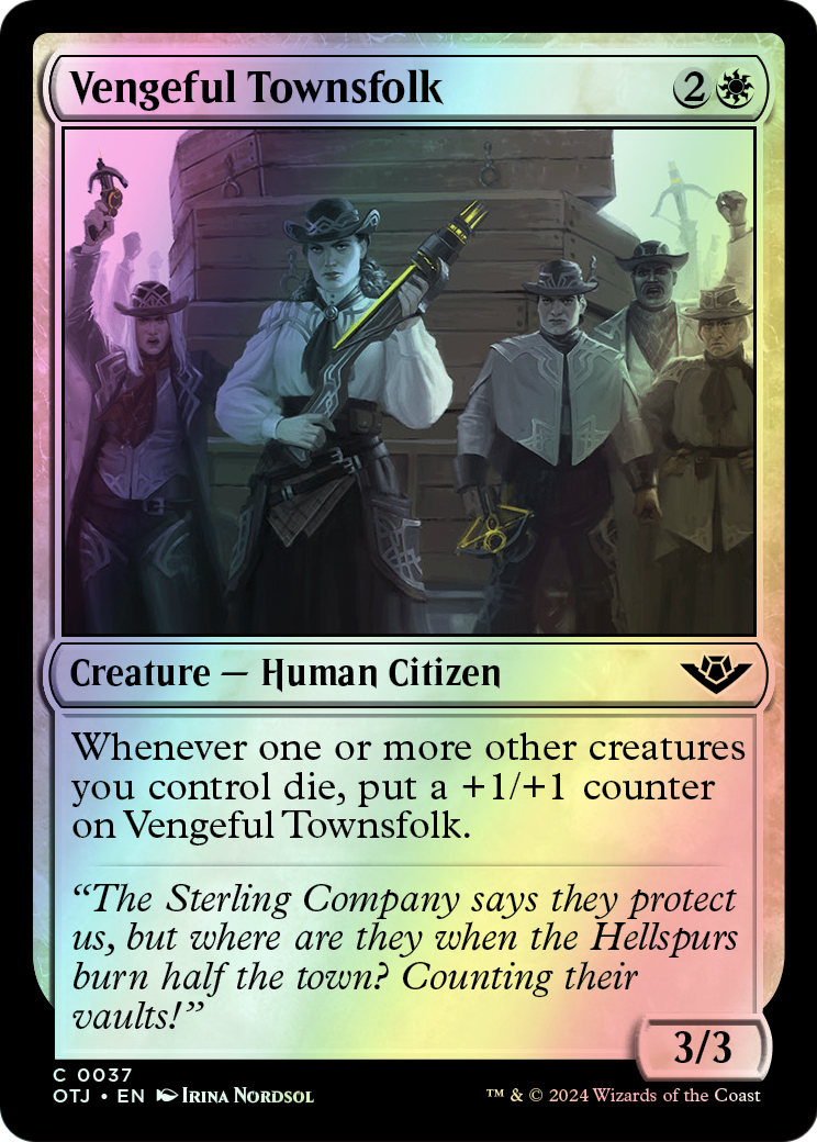 Vengeful Townsfolk (OTJ) #37 [EN/F]