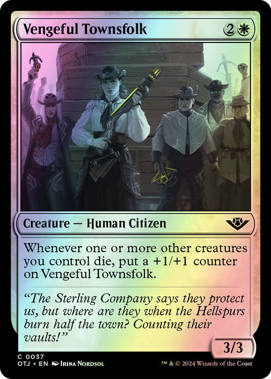 Vengeful Townsfolk (OTJ) #37 [EN/F]
