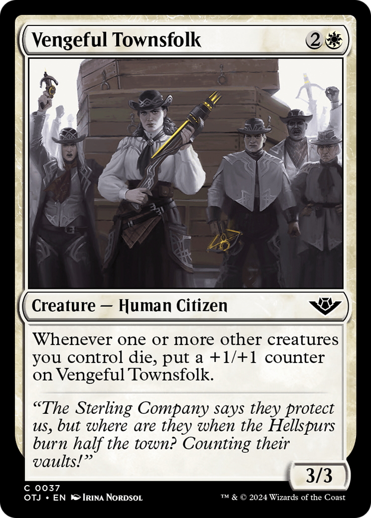 Vengeful Townsfolk (OTJ) #37 [EN/N]