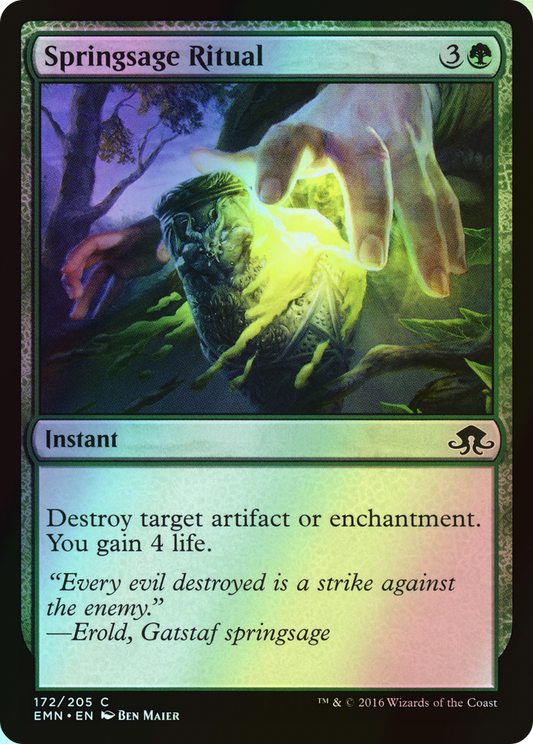 Springsage Ritual (EMN) #172 [EN/F]
