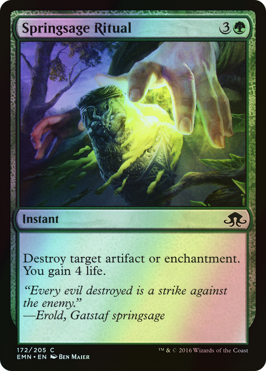 Springsage Ritual (EMN) #172 [EN/F]