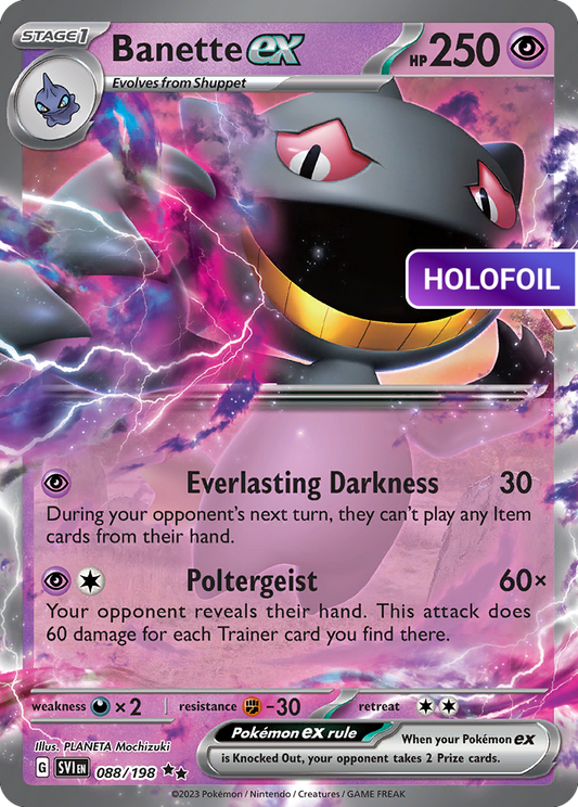 Banette ex (SVI) #88 [EN/H] s/o