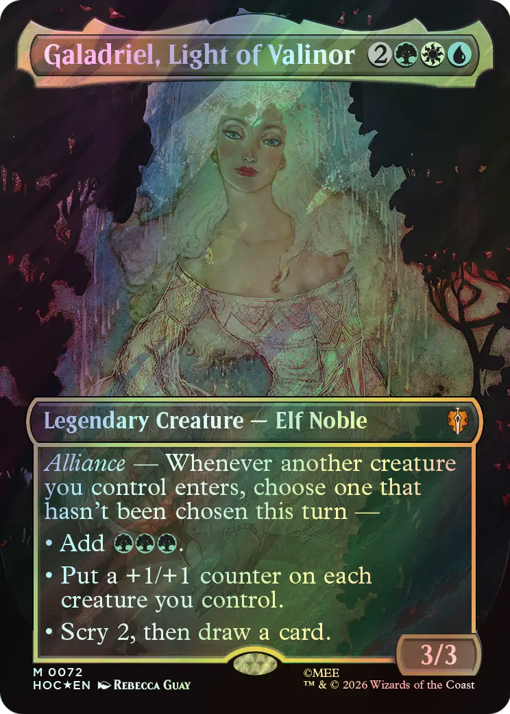 Galadriel, Light of Valinor - Surge Foil (HOC) #72 [EN/F]