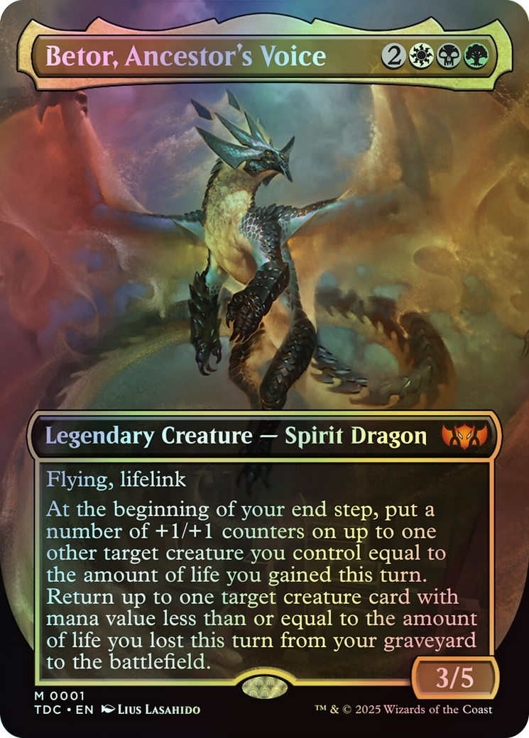 Betor, Ancestor's Voice (TDC) #1 [EN/F] s/o