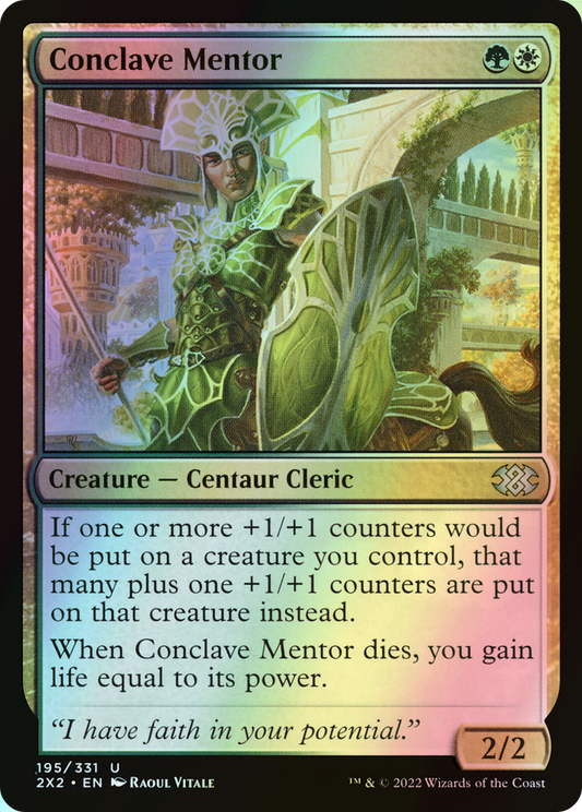 Conclave Mentor (2X2) #195 [EN/F] s/o