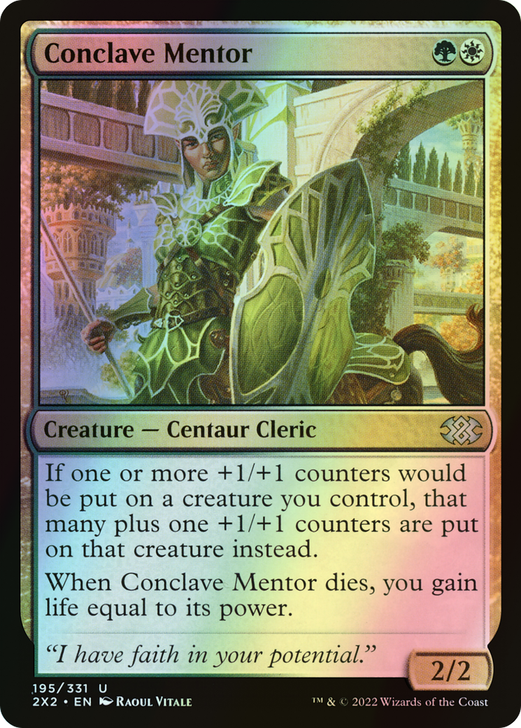 Conclave Mentor (2X2) #195 [EN/F] s/o